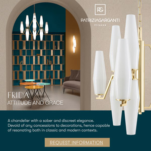 Attitude and grace: Frida, il lampadario dall�eleganza sobria e discreta by Patrizia Garganti