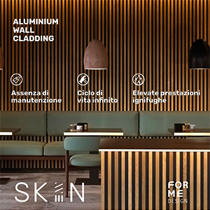 Rivestimenti tridimensionali in alluminio per interni ed esterni: Skin by ForMe Design