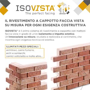 ISOVISTA, il rivestimento a cappotto faccia vista su misura per ogni esigenza costruttiva