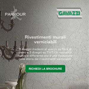 Rivestimenti murali verniciabili Gavazzi Parkour: scopri la rivoluzione