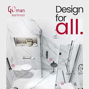 Design for all: ambienti bagno inclusivi e accessibili con Goman