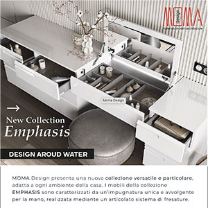 Moma Design, collezione bagno Emphasis: design around water