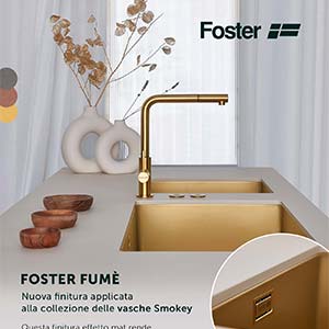 Nuova finitura mat Foster Fum� per le vasche Smokey: scopri le colorazioni PVD
