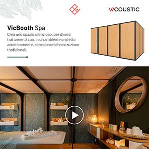Cabine acustiche per trattamenti Spa: personalizzabili ed ecosostenibili by Vicoustic