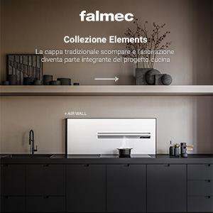 Sistemi aspiranti modulari e multifunzione: collezione Elements by Falmec