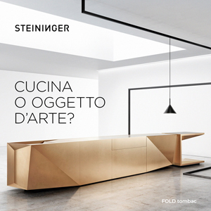 La cucina come oggetto scultoreo: FOLD di Steininger