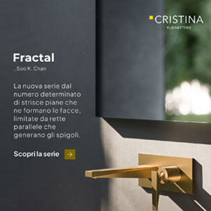 Cristina Rubinetterie: Fractal, la geometria del prisma incontra la funzionalit� del miscelatore