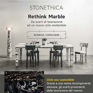 Rethink Marble: da scarti di lavorazione ad un nuovo ciclo sostenibile Stonethica 