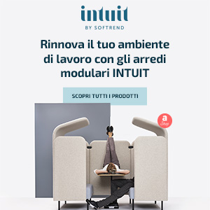 Arredi modulari e multifunzionali per l'ufficio: Intuit by Softrend