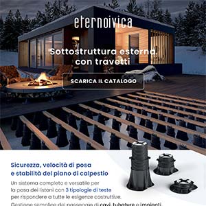 Sottostruttura con i travetti Eterno Ivica: sicurezza, velocit� di posa e stabilit� di calpestio