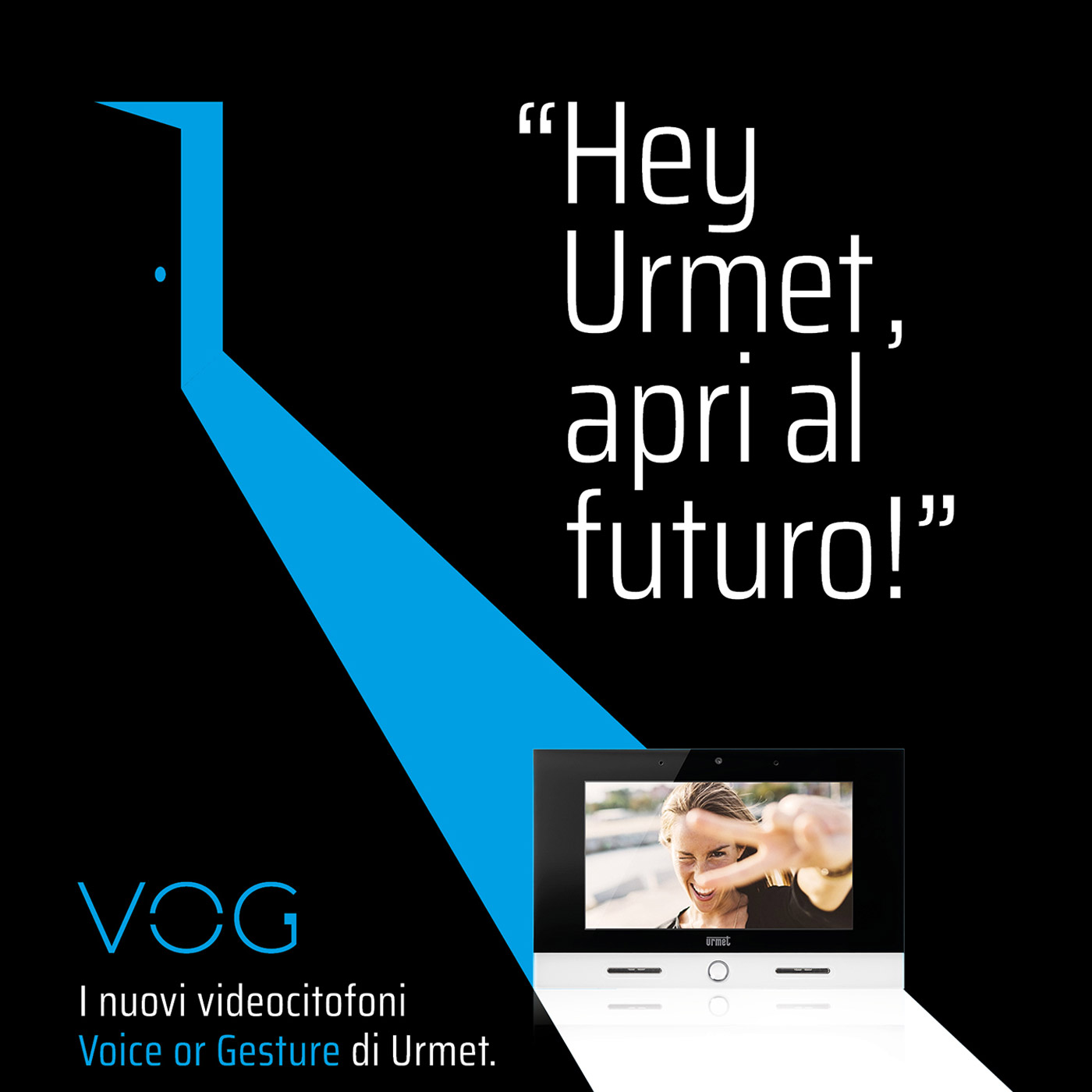 Hey Urmet, apri al futuro! Con VOG, la nuova linea di videocitofoni touchless e wifi