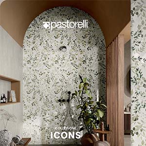 Superfici floreali in gres dal gusto sofisticato: scopri la nuova collezione Icons Pastorelli