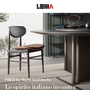 Sedute e tavolini Lema by Norm Architects: scopri Fred e Francis
