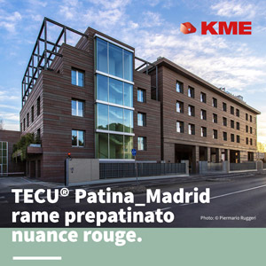 Rivestimenti architettonici in rame pre-patinato KME: nuove nuances per la massima creativit�