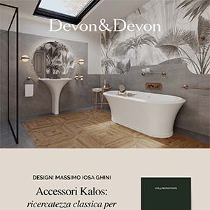 Devon&Devon accessori Kalos: ricercatezza classica per sale da bagno contemporanee