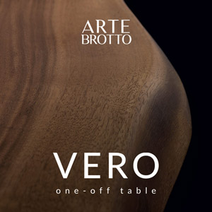 Tavoli in legno massiccio Vero di Arte Brotto, pezzi unici lavorati artigianalmente