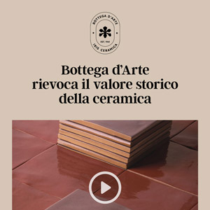 Rivestimenti in argilla rossa Bottega d'Arte: tra artigianalit� e sperimentazione