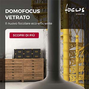 Il nuovo focolare eco-efficiente: Domofocus vetrato