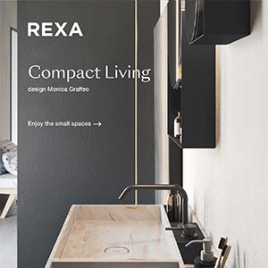 Compact Living Rexa: la collezione bagno concepita per soddisfare le esigenze di piccoli spazi 
