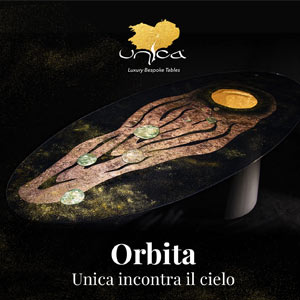 Tavoli su misura Orbita collection: Unica incontra il cielo