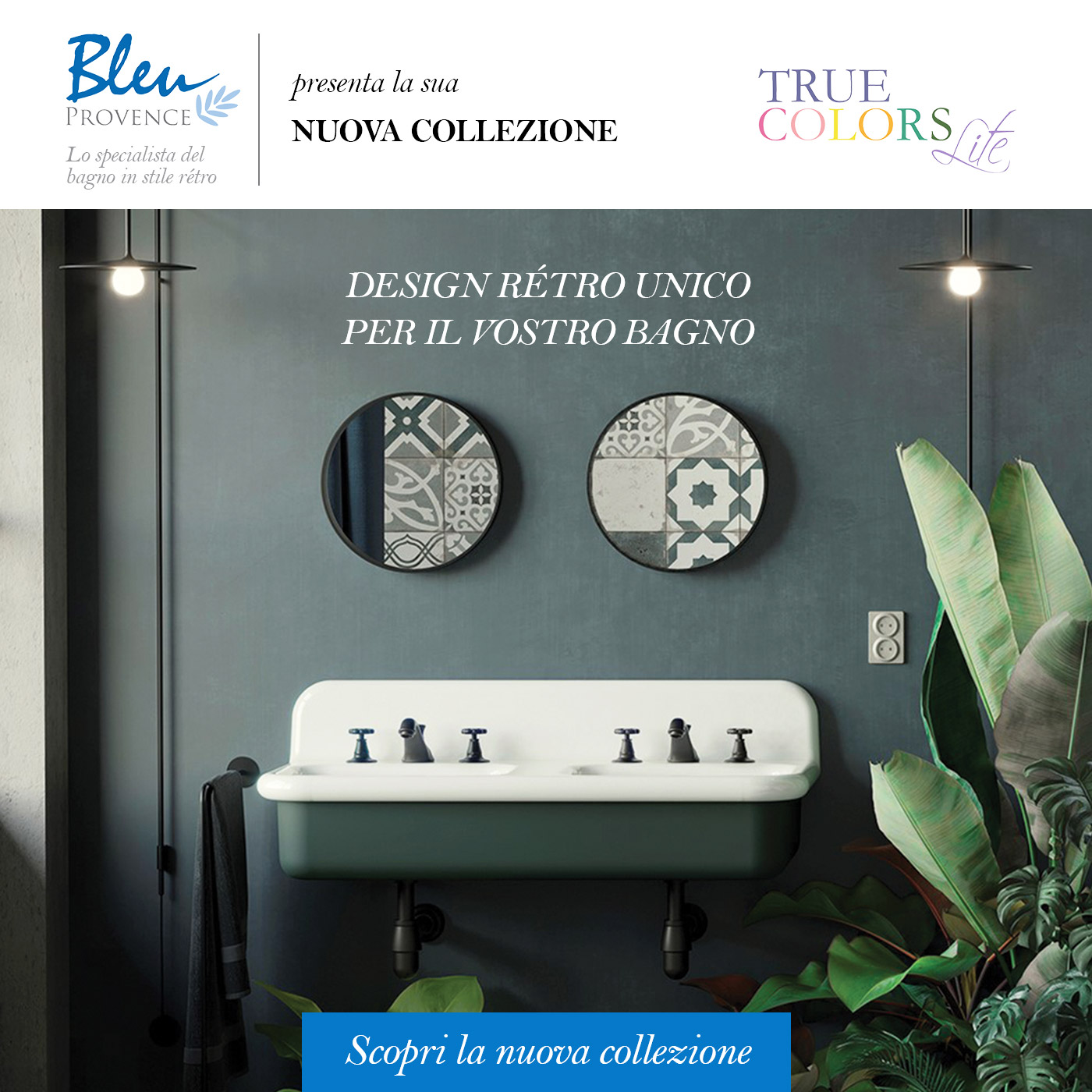 Nuova collezione bagno True Colors Lite: design r�tro unico