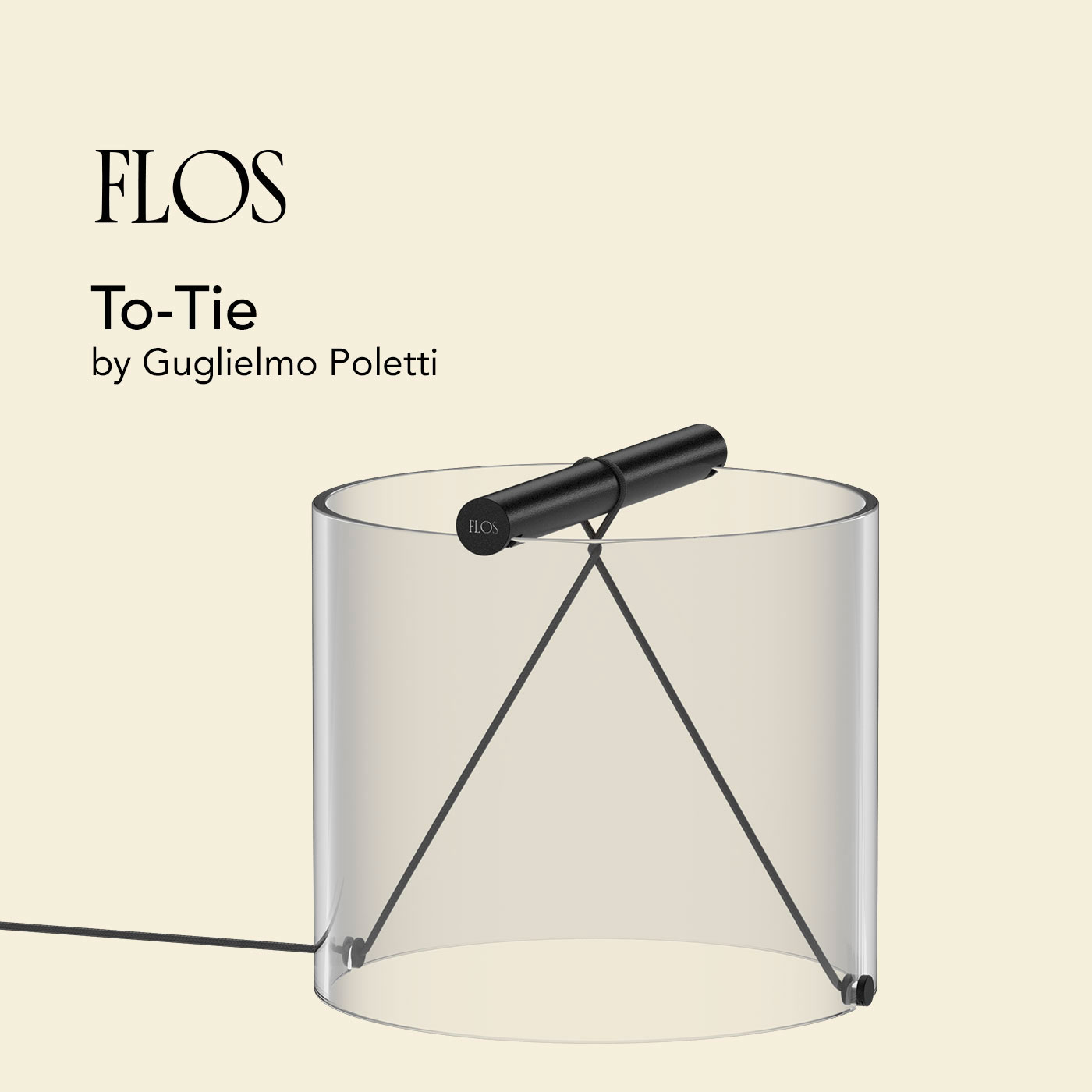 Flos: Lampada da tavolo To-Tie by Guglielmo Poletti