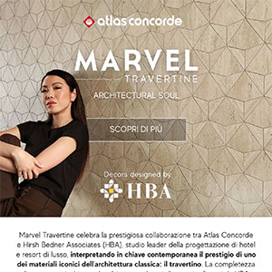 Atlas Concorde Marvel Travertine: gres effetto travertino elegante e realistico