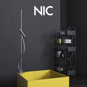 NIC, il lusso della vasca da bagno racchiuso nello spazio intimo e contenuto di un piatto doccia