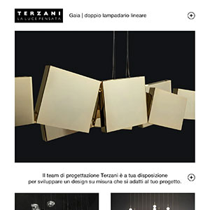 Terzani, illuminazione personalizzata per i tuoi progetti: scopri il catalogo