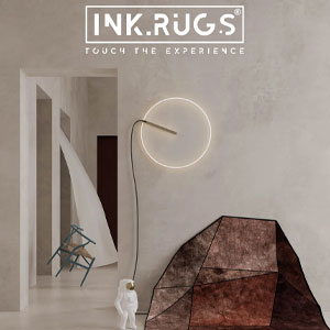 Inkiostro Bianco, collezione di tappeti: un universo di sensazioni in movimento