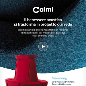 Pouf e divani acustici e fonoassorbenti by Caimi