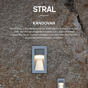 Illuminazione radente in acciaio inox: KANDOVAN by STRAL