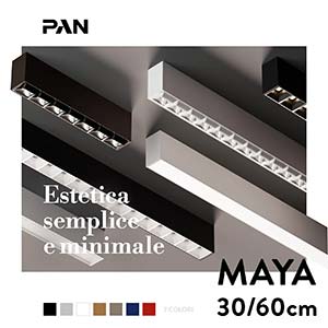 PAN, Maya plafone 30-60: estetica semplice e minimale!