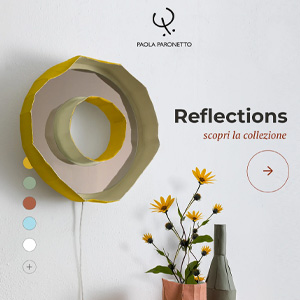 Specchio Ring Nova e lampada Ring Aura: Reflections collection by Paola Paronetto