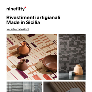 Rivestimenti artigianali Made in Sicilia: lava e argilla prendono una nuova forma