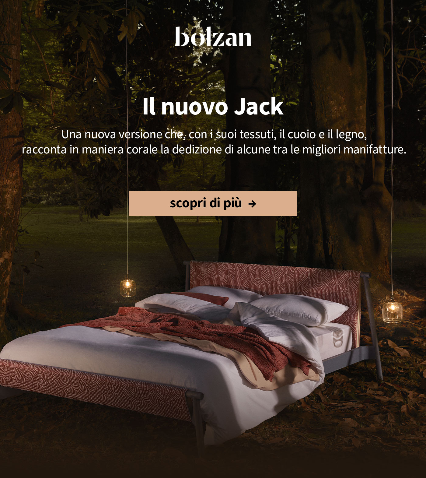 Un letto dall�impronta sostenibile: scopri il nuovo Jack, rivisitazione del modello originario