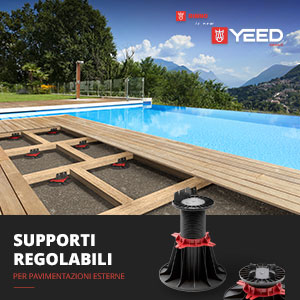 Supporti regolabili per pavimentazioni esterne by YEED
