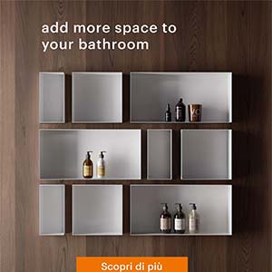 Pi� spazio in bagno con le nicchie: serie Container by ESS