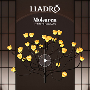 Lampade fatte a mano ispirate alla magnolia bianca: Mokuren by Lladr�