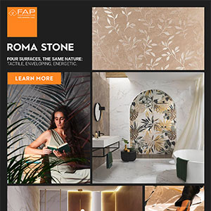 Accostamenti materici infiniti con Roma Stone di FAP Ceramiche
