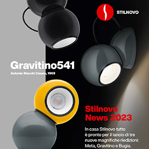 Stilnovo illuminazione, novit� 2023: Meta, Bugia e Gravitino