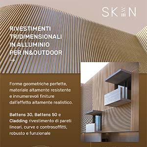 Rivestimenti tridimensionali in alluminio per in-outdoor: Skin by ForMe Design