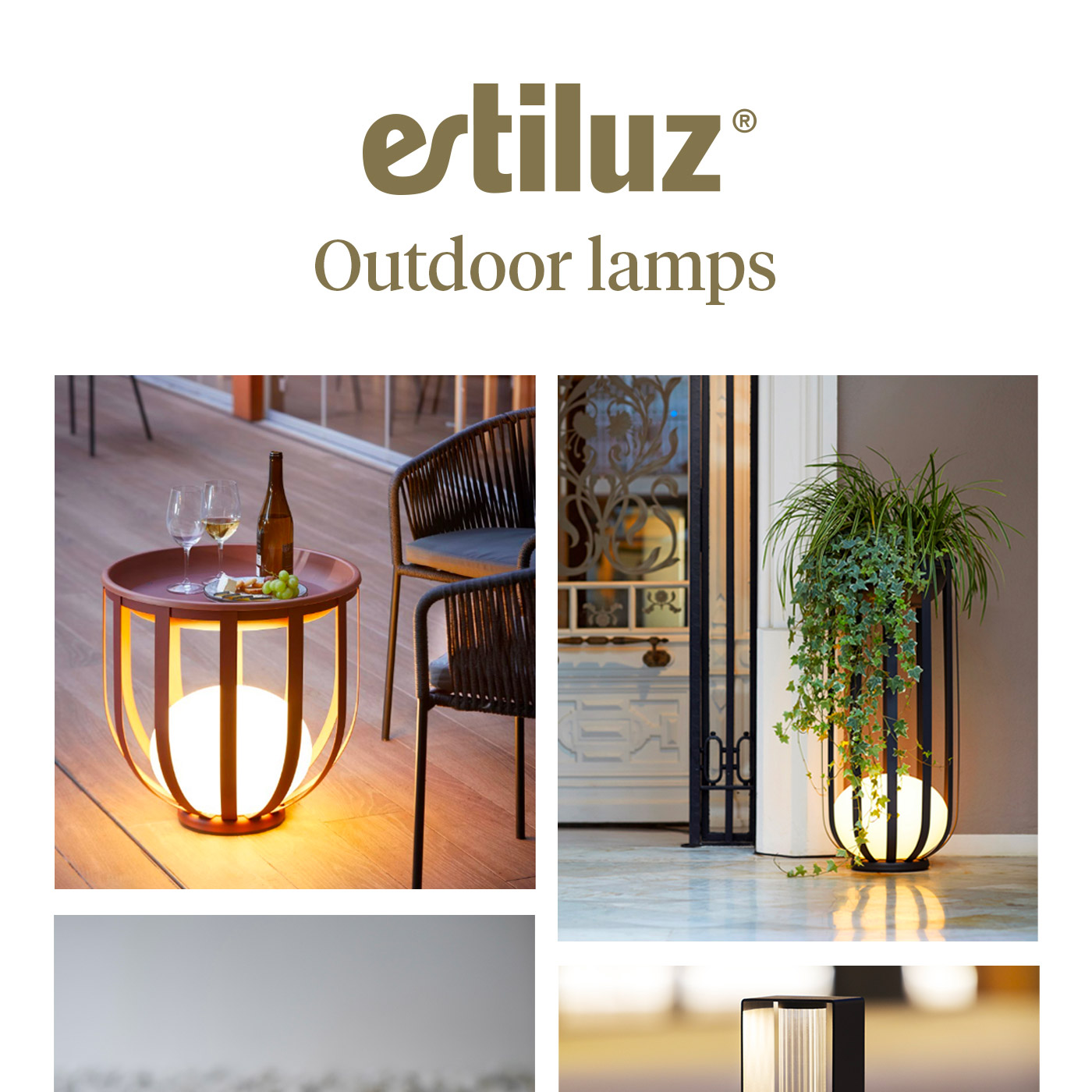 Estiluz, lampade contemporanee da esterno