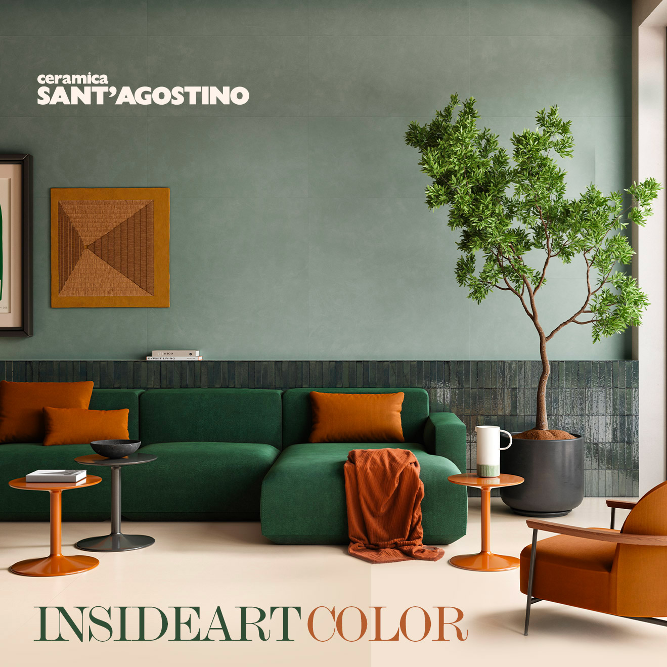 Ceramica Sant'Agostino INSIDEART COLOR: immergiti nell'atmosfera delle nuove resine