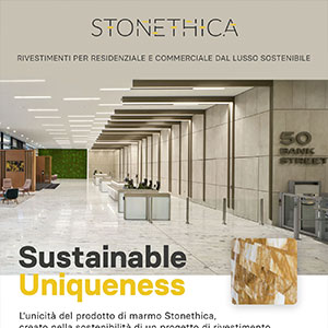 Stonethica: rivestimenti in marmo ecosostenibili per residenziale e commerciale