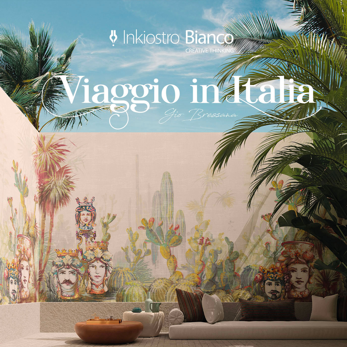 Viaggio in Italia: opere d�arte su carta da parati, la Special Edition di Inkiostro Bianco