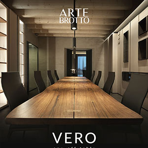 Arte Brotto VERO, il tavolo in legno massiccio one-off