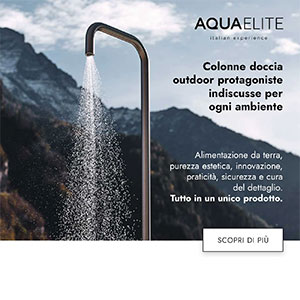 Colonne doccia Outdoor in Acciaio Inox 316 raffinate e minimali by AQUAELITE 