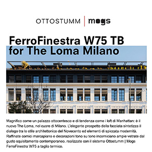 Profili minimali in acciaio per finestre e porte: FerroFinestra W75 TB Ottostumm | Mogs per The Loma
