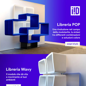 Librerie Pop e Wavy di Innovative Interior Design | Underground Project in anteprima Fuorisalone